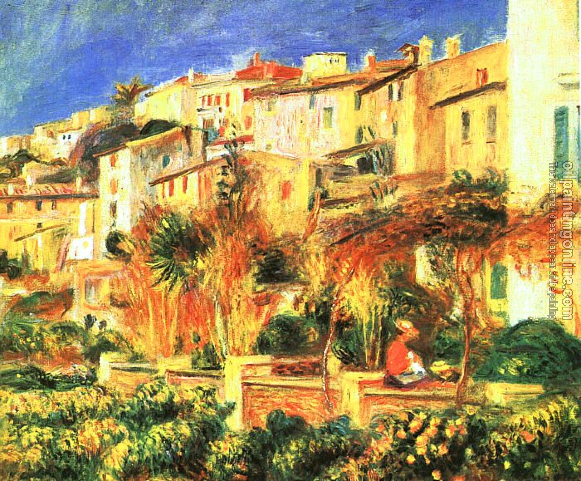 Renoir, Pierre Auguste - Terrace in Cagnes